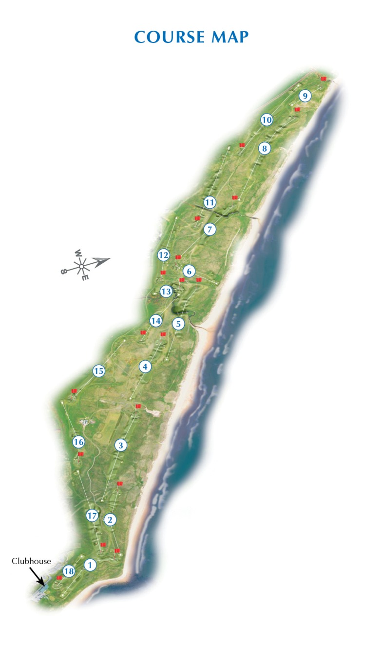 Brora Golf Club Course Map